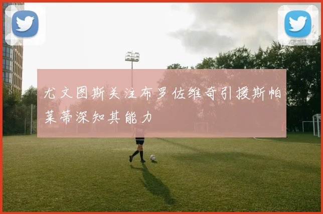 尤文图斯关注布罗佐维奇引援斯帕莱蒂深知其能力